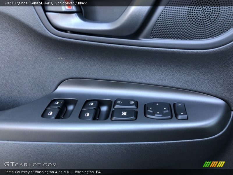 Sonic Silver / Black 2021 Hyundai Kona SE AWD