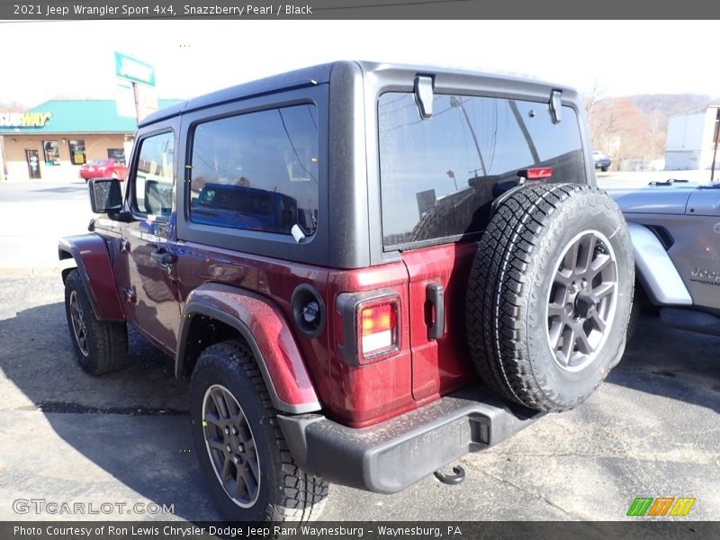 Snazzberry Pearl / Black 2021 Jeep Wrangler Sport 4x4