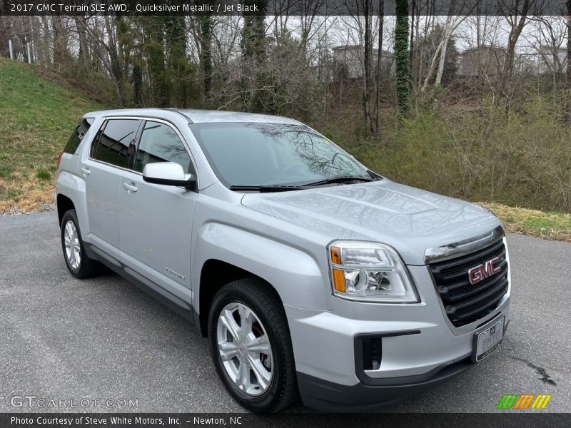 Quicksilver Metallic / Jet Black 2017 GMC Terrain SLE AWD