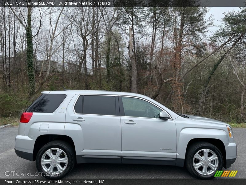 Quicksilver Metallic / Jet Black 2017 GMC Terrain SLE AWD