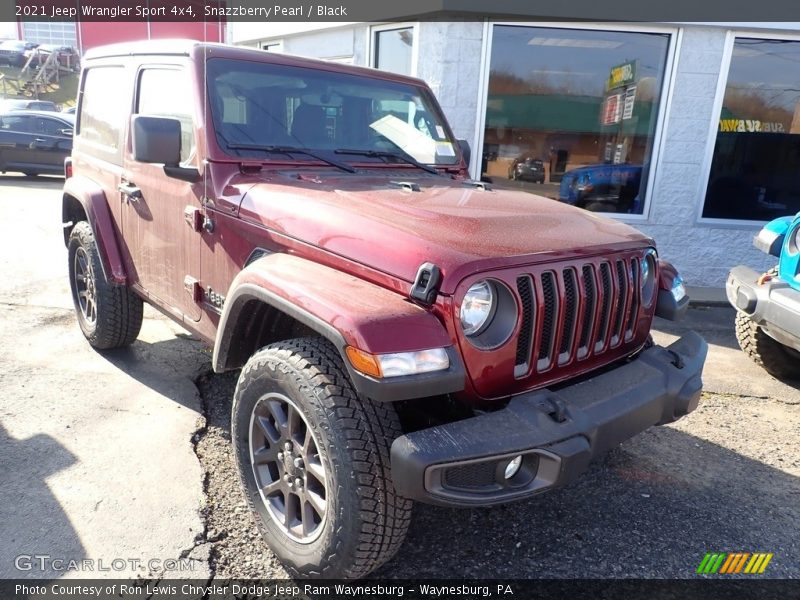 Snazzberry Pearl / Black 2021 Jeep Wrangler Sport 4x4