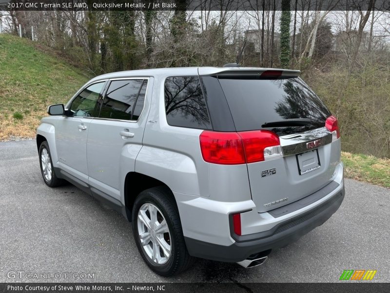 Quicksilver Metallic / Jet Black 2017 GMC Terrain SLE AWD