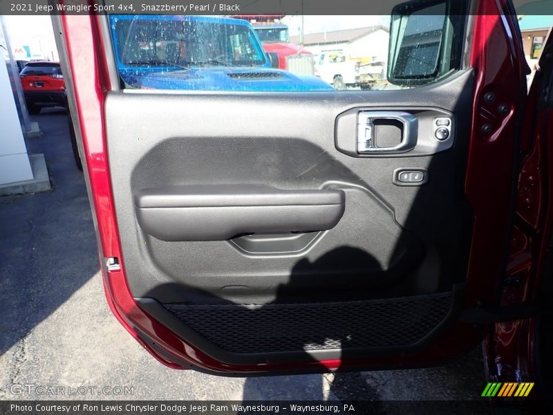 Snazzberry Pearl / Black 2021 Jeep Wrangler Sport 4x4