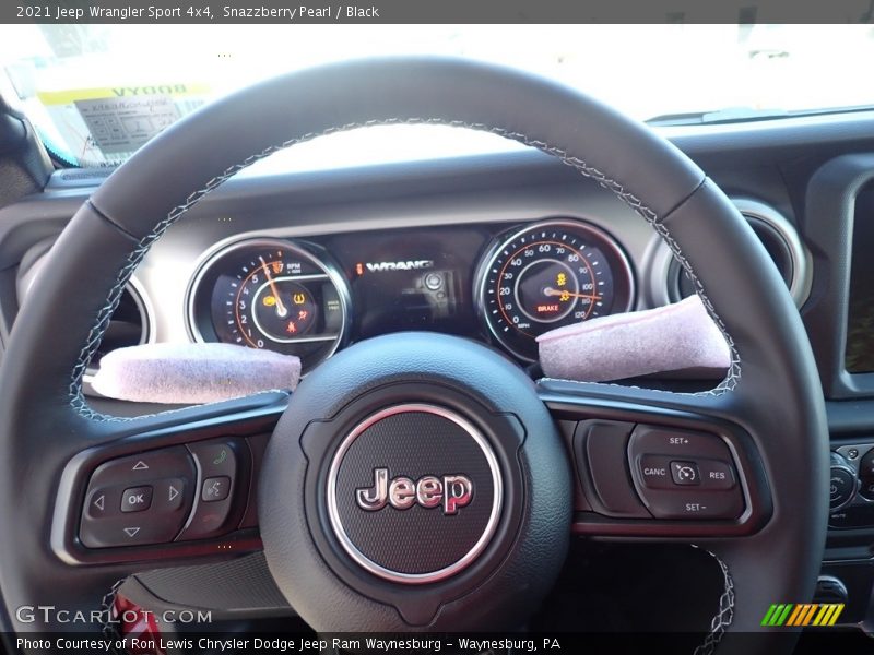 Snazzberry Pearl / Black 2021 Jeep Wrangler Sport 4x4