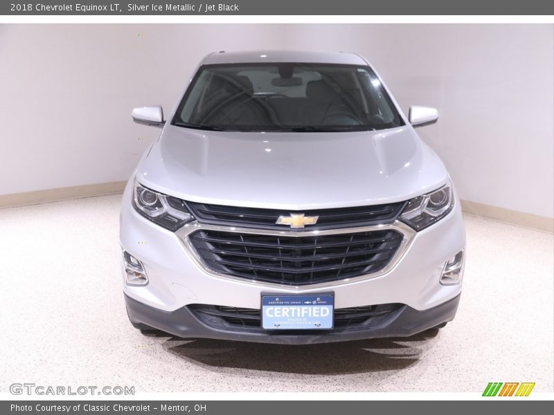 Silver Ice Metallic / Jet Black 2018 Chevrolet Equinox LT