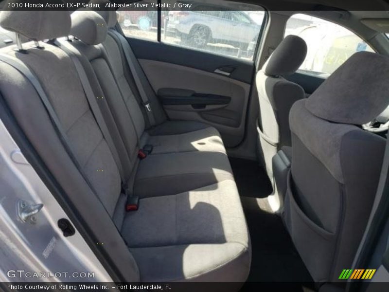 Alabaster Silver Metallic / Gray 2010 Honda Accord LX-P Sedan