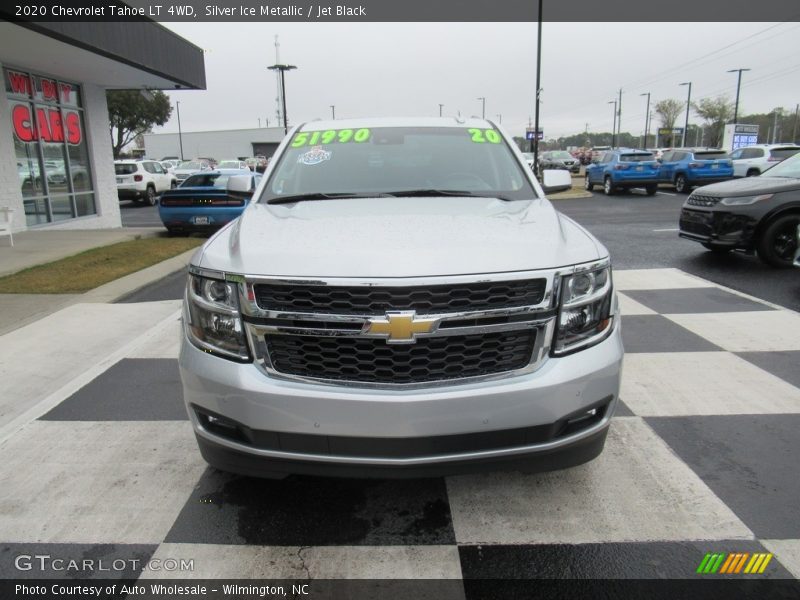 Silver Ice Metallic / Jet Black 2020 Chevrolet Tahoe LT 4WD