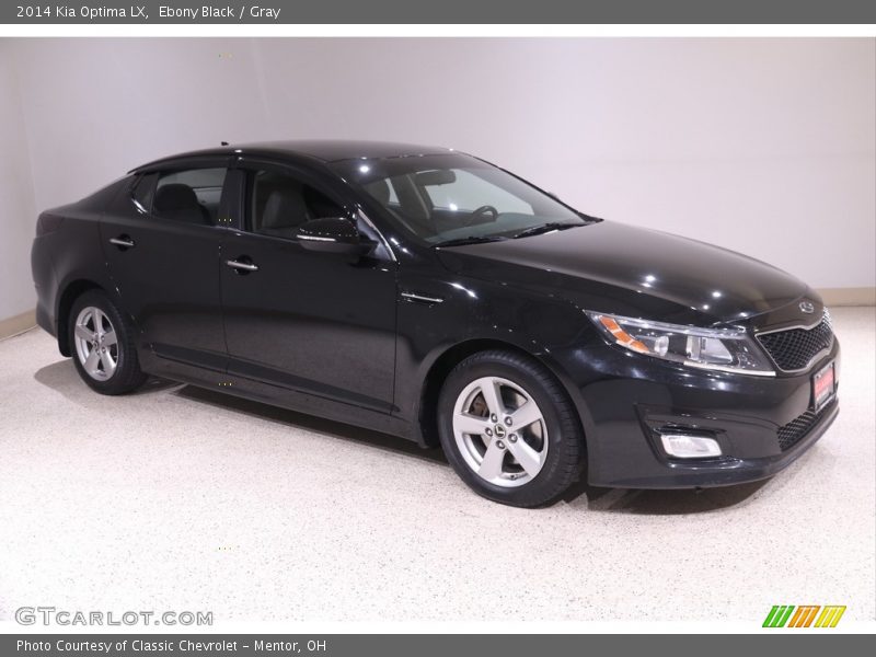 Ebony Black / Gray 2014 Kia Optima LX