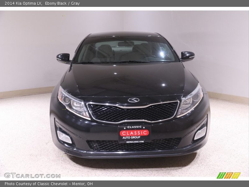 Ebony Black / Gray 2014 Kia Optima LX