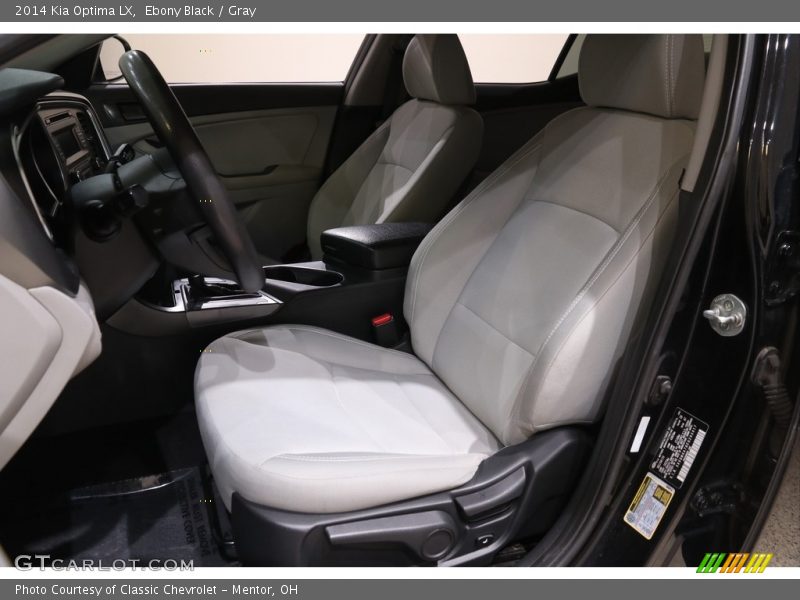Ebony Black / Gray 2014 Kia Optima LX