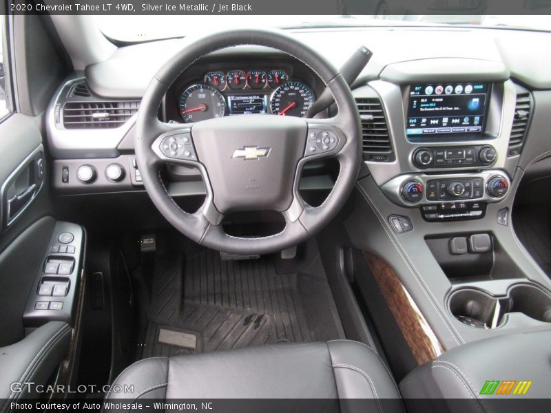 Silver Ice Metallic / Jet Black 2020 Chevrolet Tahoe LT 4WD