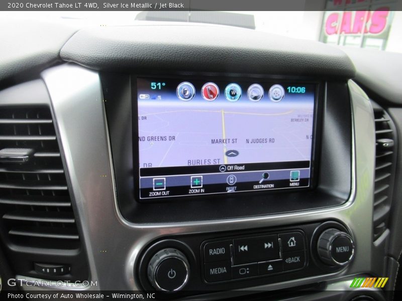 Silver Ice Metallic / Jet Black 2020 Chevrolet Tahoe LT 4WD