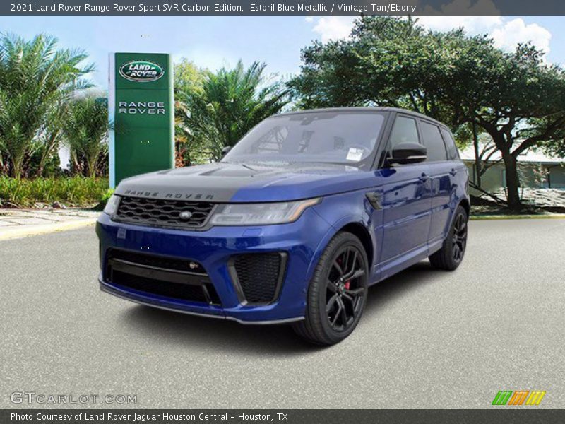 Estoril Blue Metallic / Vintage Tan/Ebony 2021 Land Rover Range Rover Sport SVR Carbon Edition