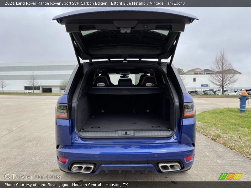 Estoril Blue Metallic / Vintage Tan/Ebony 2021 Land Rover Range Rover Sport SVR Carbon Edition