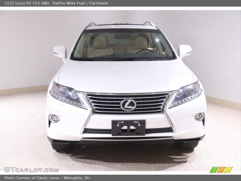 Starfire White Pearl / Parchment 2015 Lexus RX 350 AWD