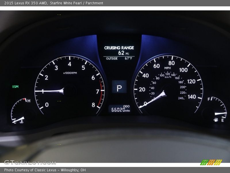 Starfire White Pearl / Parchment 2015 Lexus RX 350 AWD