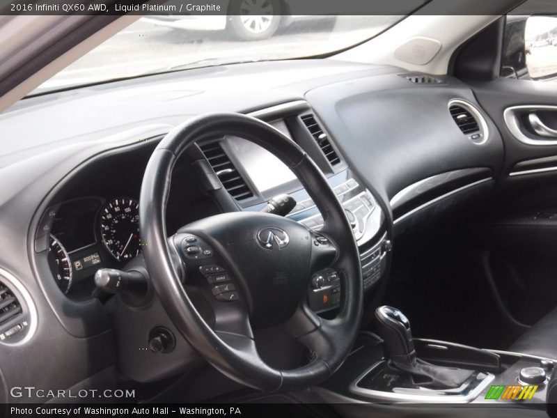 Dashboard of 2016 QX60 AWD