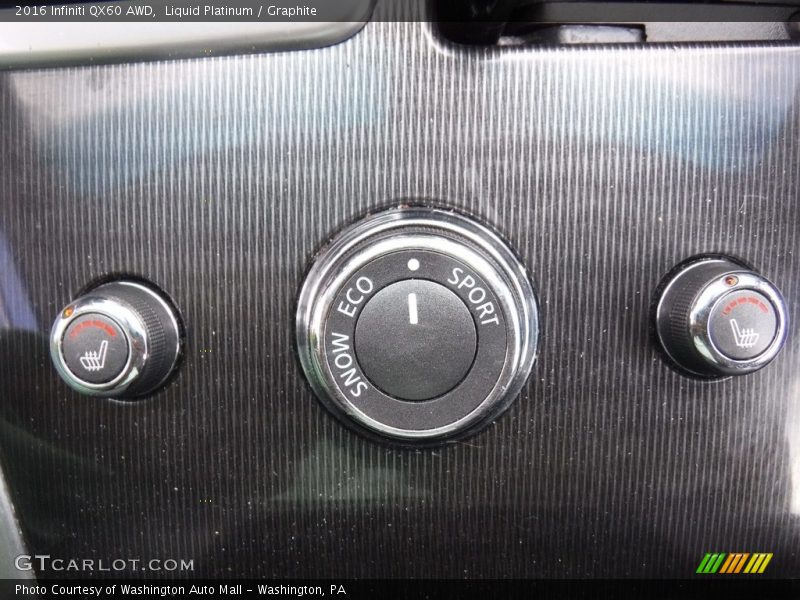 Controls of 2016 QX60 AWD