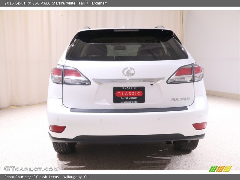 Starfire White Pearl / Parchment 2015 Lexus RX 350 AWD