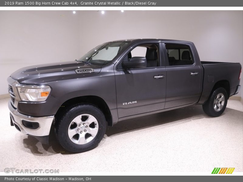 Granite Crystal Metallic / Black/Diesel Gray 2019 Ram 1500 Big Horn Crew Cab 4x4