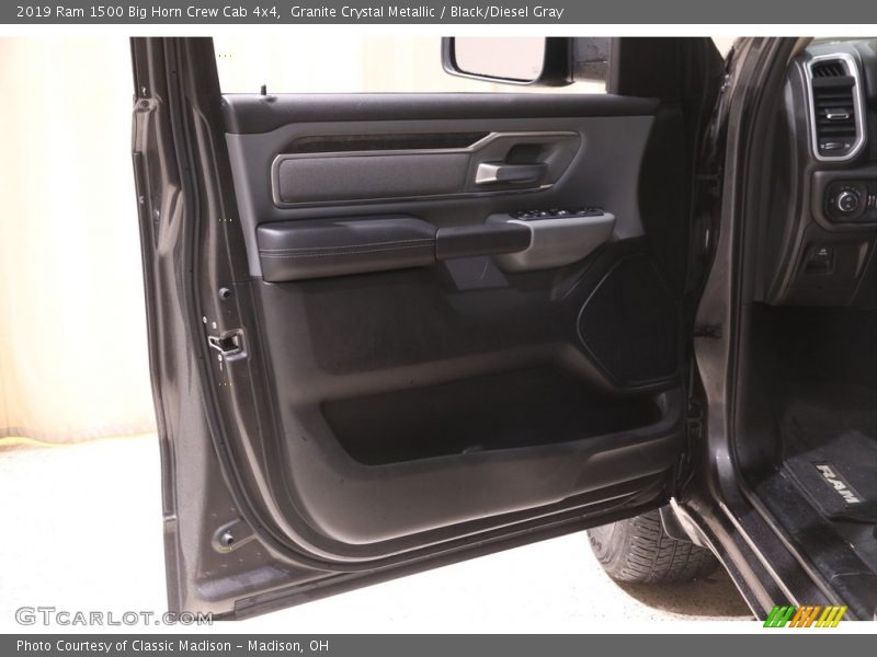 Granite Crystal Metallic / Black/Diesel Gray 2019 Ram 1500 Big Horn Crew Cab 4x4