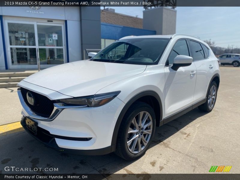 Snowflake White Pearl Mica / Black 2019 Mazda CX-5 Grand Touring Reserve AWD