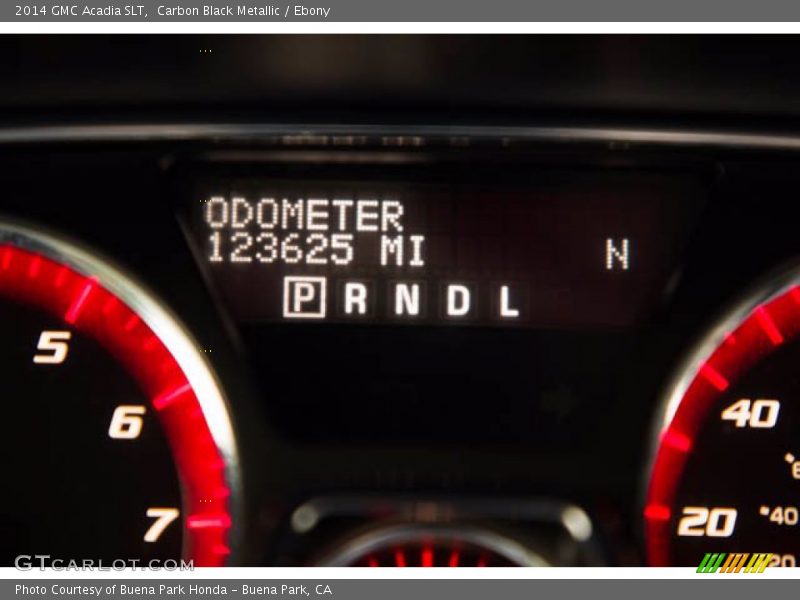 Carbon Black Metallic / Ebony 2014 GMC Acadia SLT