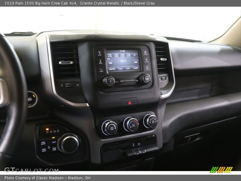 Granite Crystal Metallic / Black/Diesel Gray 2019 Ram 1500 Big Horn Crew Cab 4x4