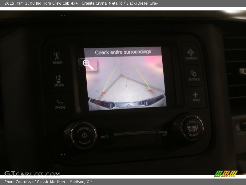 Granite Crystal Metallic / Black/Diesel Gray 2019 Ram 1500 Big Horn Crew Cab 4x4