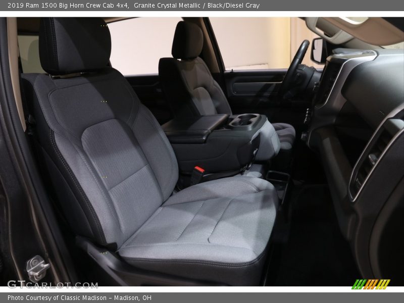 Granite Crystal Metallic / Black/Diesel Gray 2019 Ram 1500 Big Horn Crew Cab 4x4