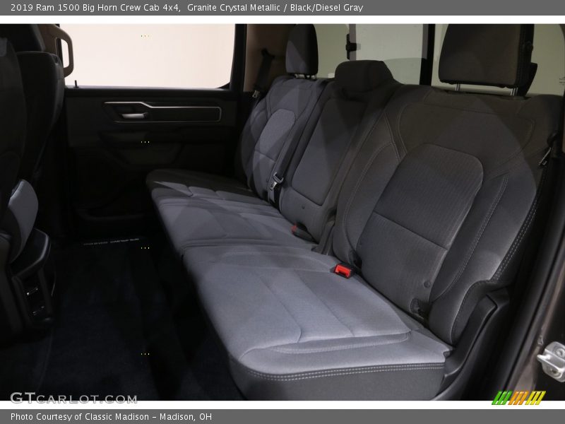 Granite Crystal Metallic / Black/Diesel Gray 2019 Ram 1500 Big Horn Crew Cab 4x4