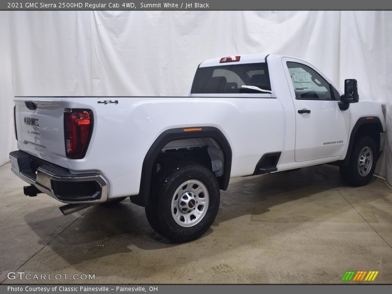 Summit White / Jet Black 2021 GMC Sierra 2500HD Regular Cab 4WD