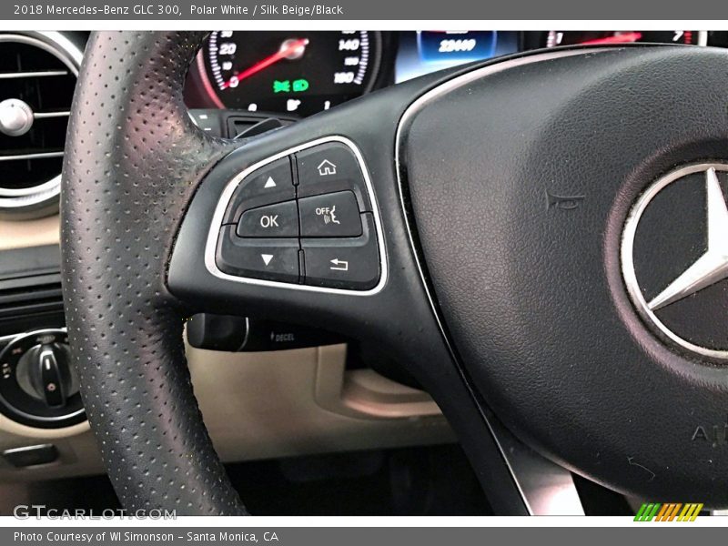 Polar White / Silk Beige/Black 2018 Mercedes-Benz GLC 300