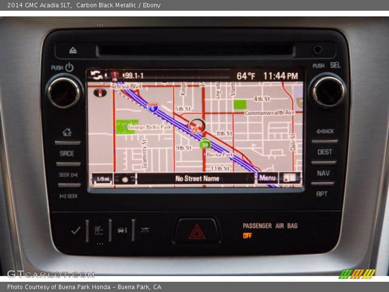 Carbon Black Metallic / Ebony 2014 GMC Acadia SLT
