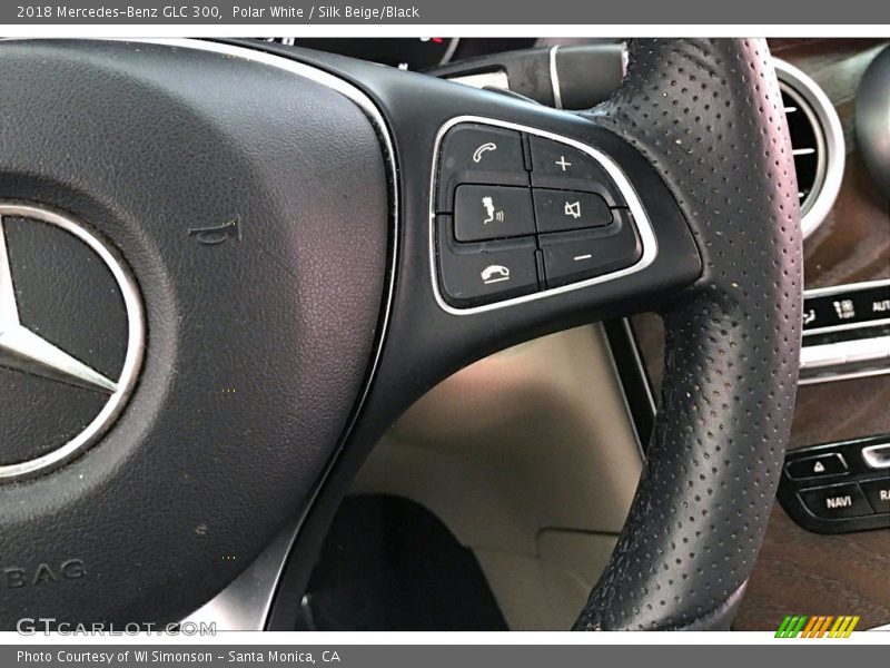 Polar White / Silk Beige/Black 2018 Mercedes-Benz GLC 300
