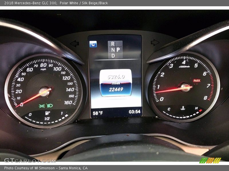 Polar White / Silk Beige/Black 2018 Mercedes-Benz GLC 300