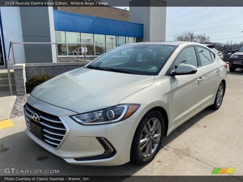 Mineral Beige / Beige 2018 Hyundai Elantra Value Edition
