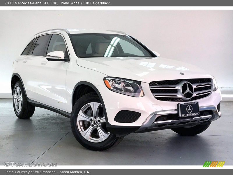 Polar White / Silk Beige/Black 2018 Mercedes-Benz GLC 300