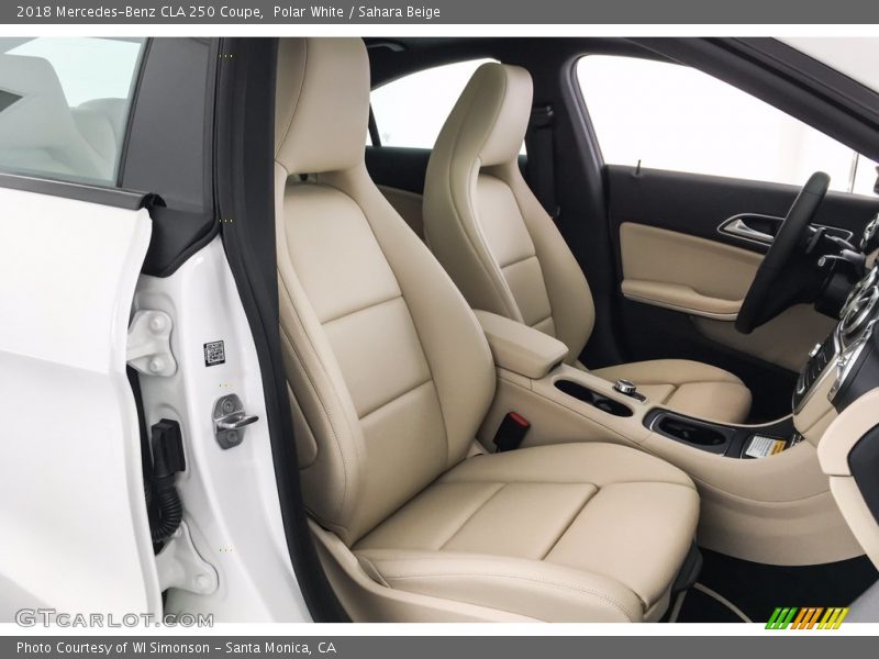 Polar White / Sahara Beige 2018 Mercedes-Benz CLA 250 Coupe