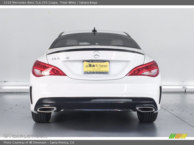 Polar White / Sahara Beige 2018 Mercedes-Benz CLA 250 Coupe