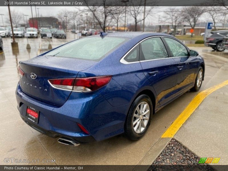 Lakeside Blue / Gray 2018 Hyundai Sonata SE