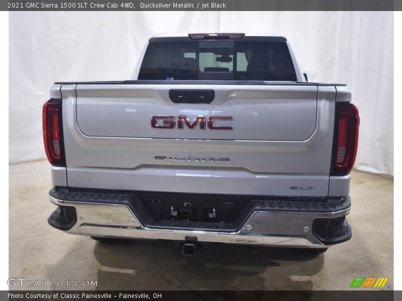 Quicksilver Metallic / Jet Black 2021 GMC Sierra 1500 SLT Crew Cab 4WD