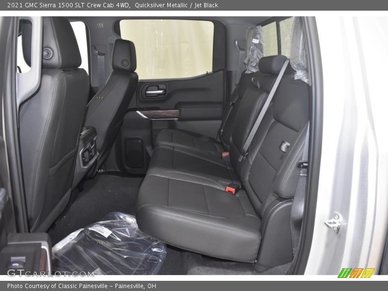 Quicksilver Metallic / Jet Black 2021 GMC Sierra 1500 SLT Crew Cab 4WD