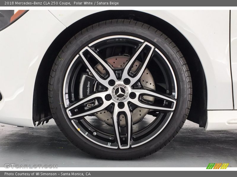 Polar White / Sahara Beige 2018 Mercedes-Benz CLA 250 Coupe