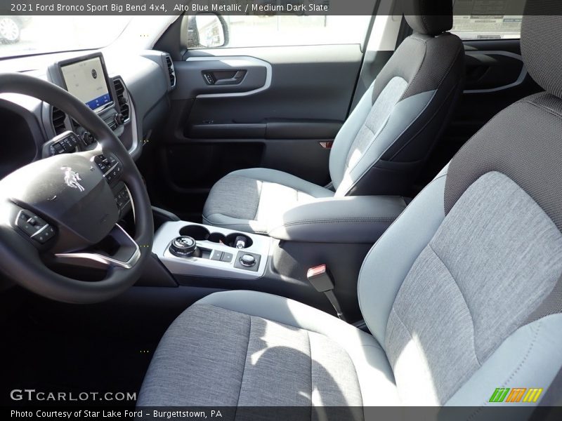 Alto Blue Metallic / Medium Dark Slate 2021 Ford Bronco Sport Big Bend 4x4
