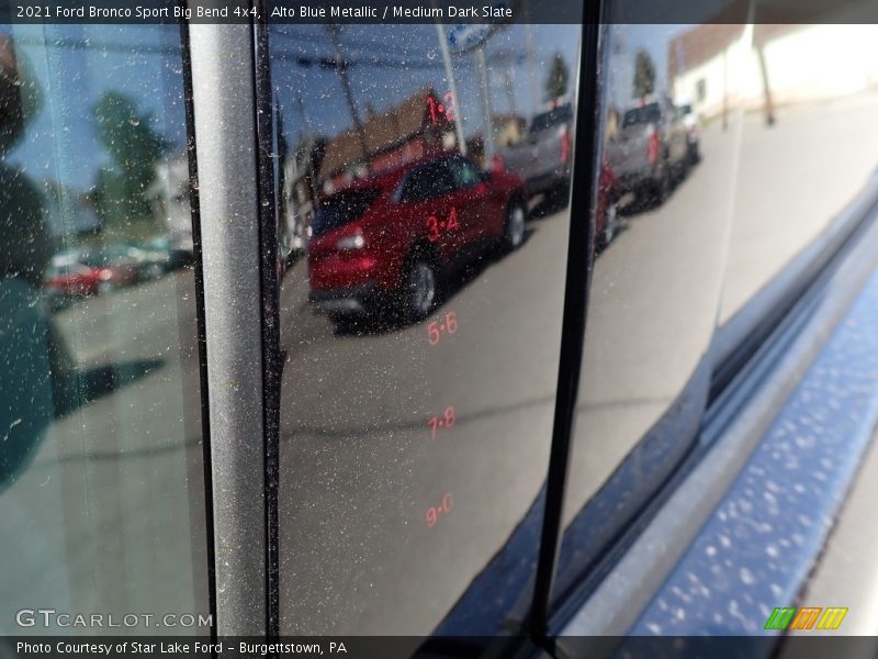 Alto Blue Metallic / Medium Dark Slate 2021 Ford Bronco Sport Big Bend 4x4