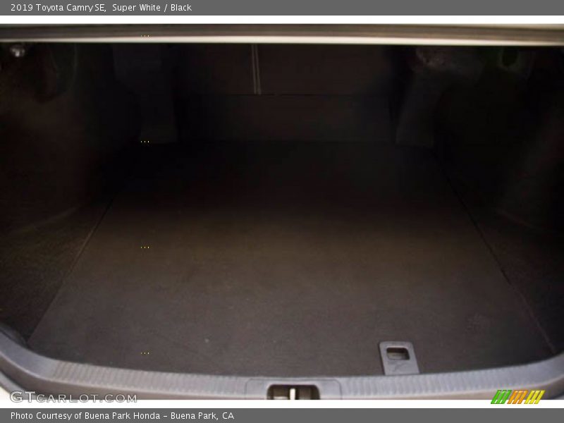 Super White / Black 2019 Toyota Camry SE