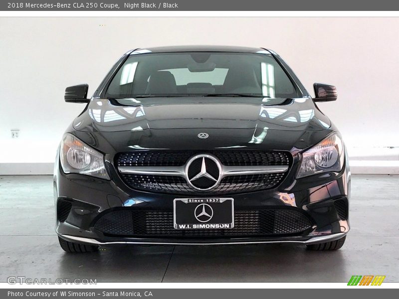 Night Black / Black 2018 Mercedes-Benz CLA 250 Coupe