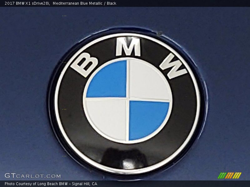 Mediterranean Blue Metallic / Black 2017 BMW X1 sDrive28i