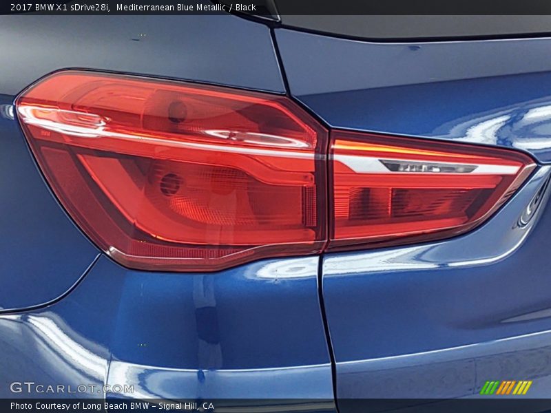 Mediterranean Blue Metallic / Black 2017 BMW X1 sDrive28i